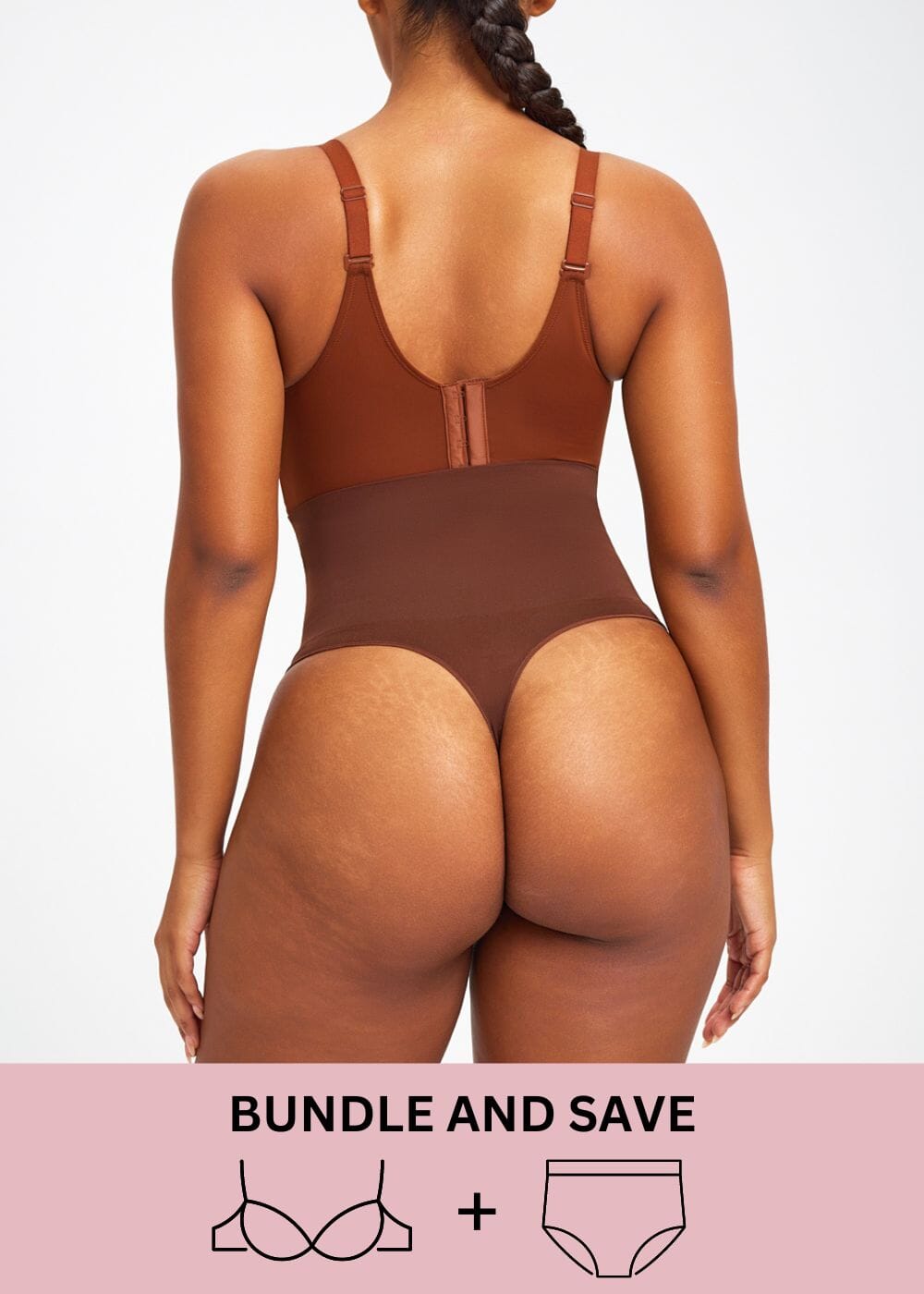 Push Up Bra & Thong Shaper Bundle