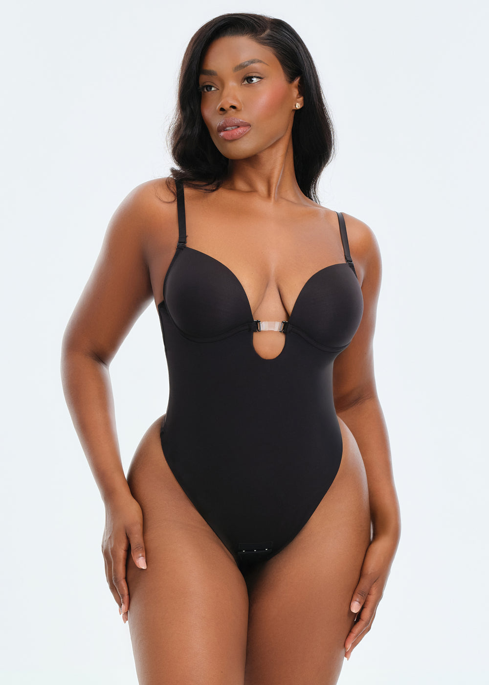 BraSculpt Backless Plunge Bodysuit