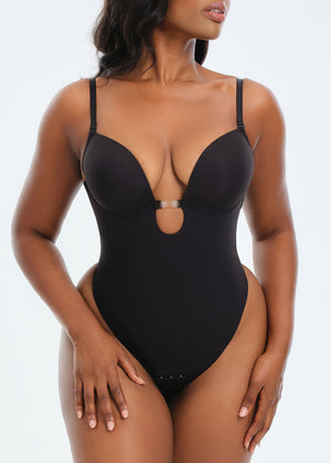 BraSculpt Backless Plunge Bodysuit