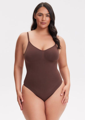 SmoothingSeamless Open-Back Thong Bodysuit