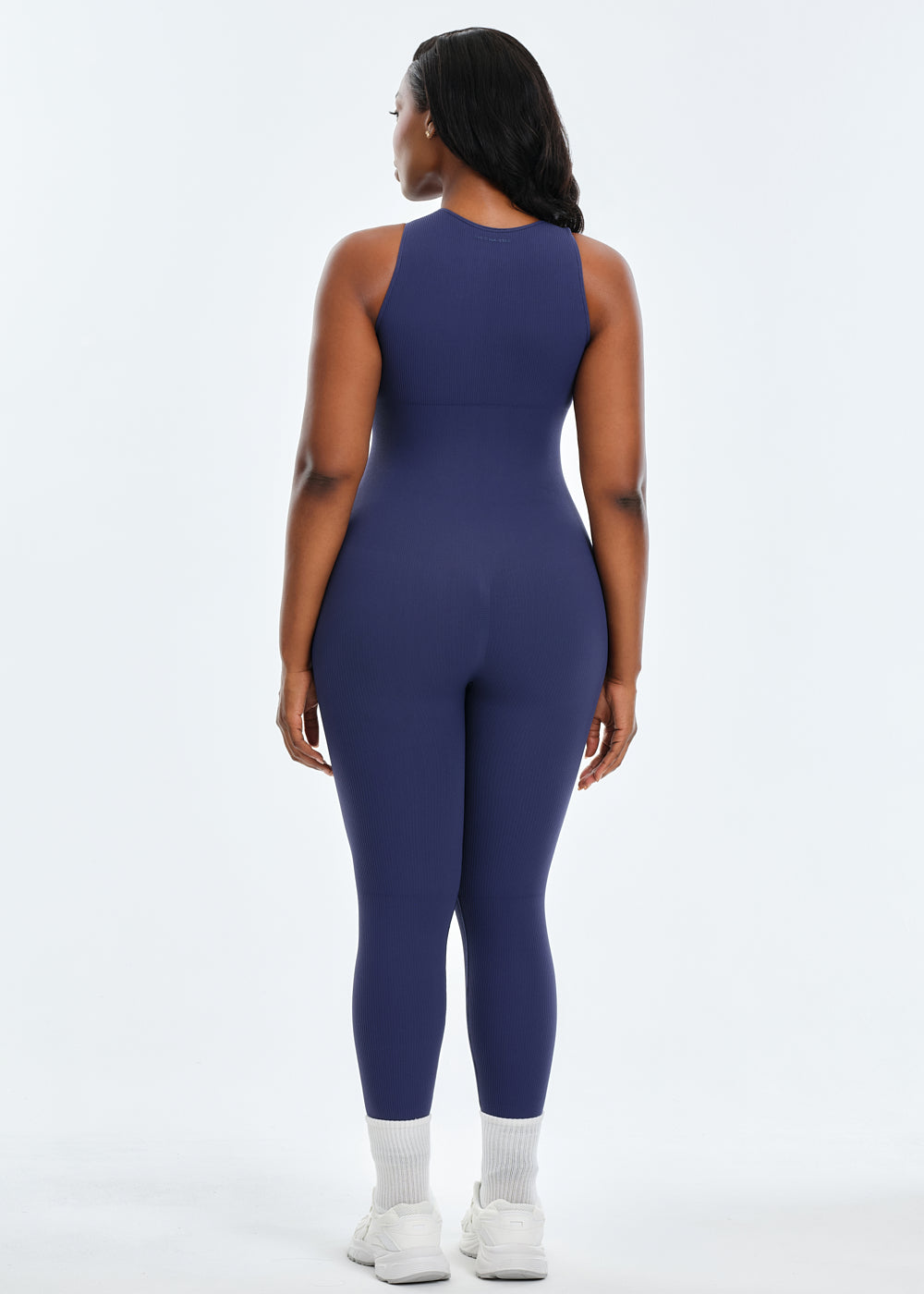 SnatchedKnit Front Zip Jumpsuit