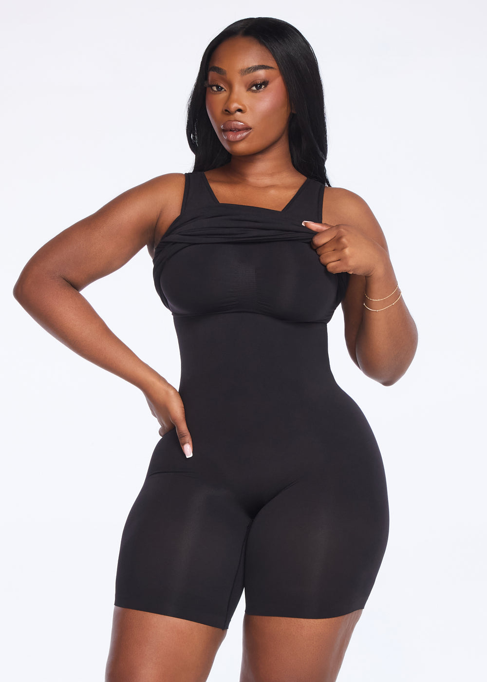 SecretSculpt Jersey Halter Midi Dress