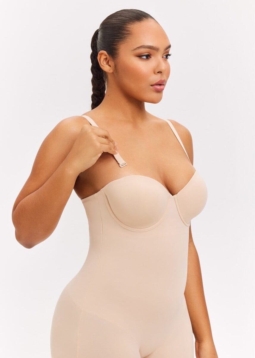 BraSculpt Strapless Bodysuit Shorts