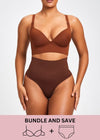 Push Up Bra & Thong Shaper Bundle