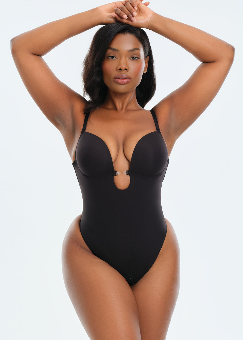BraSculpt Backless Plunge Bodysuit