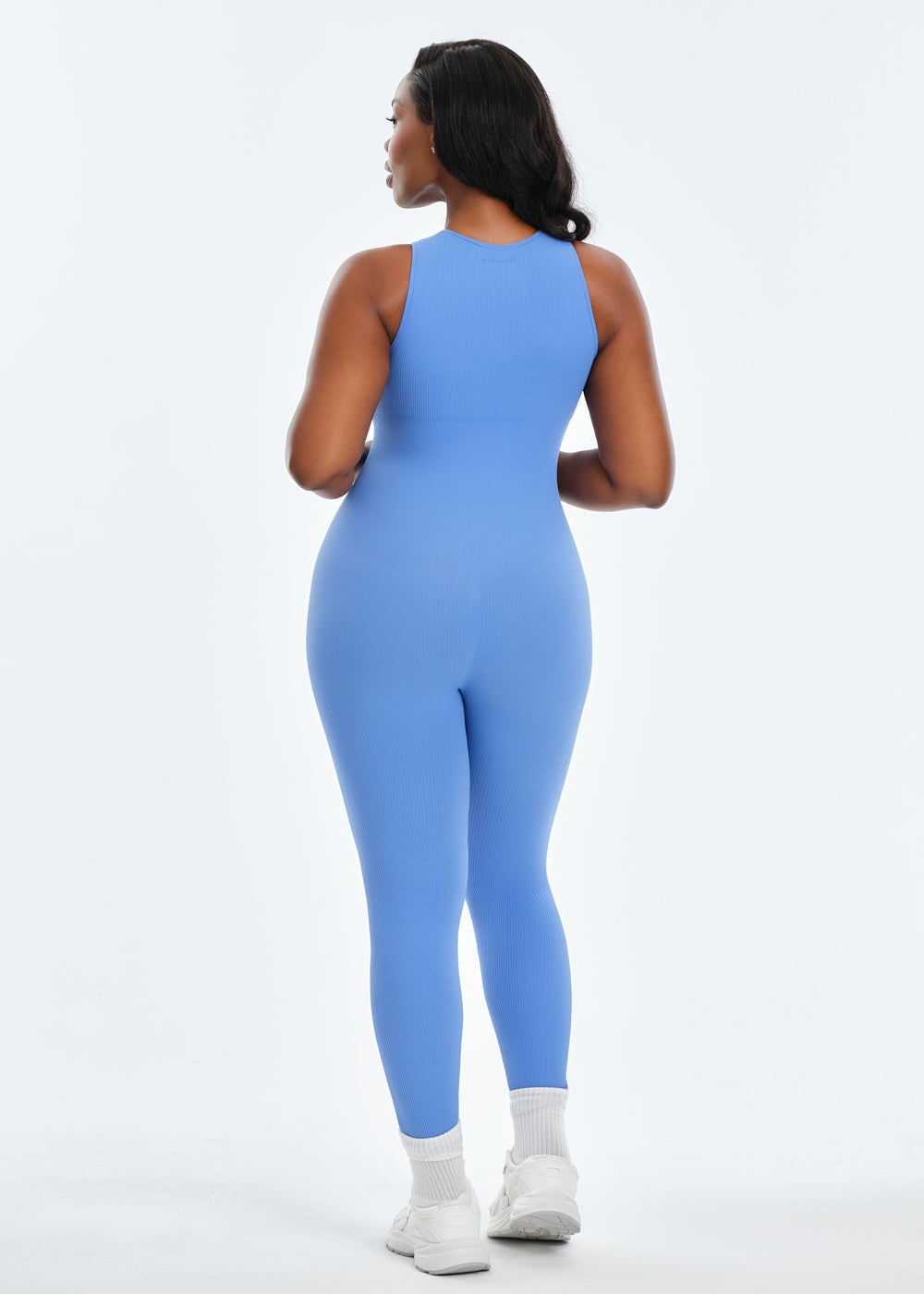 SnatchedKnit Front Zip Jumpsuit