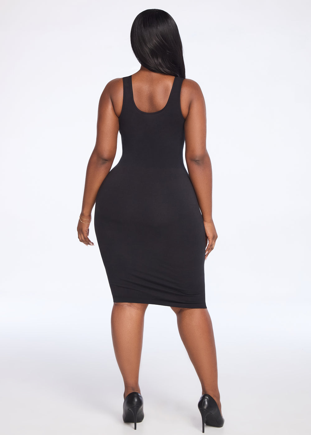 SecretSculpt Jersey Halter Midi Dress