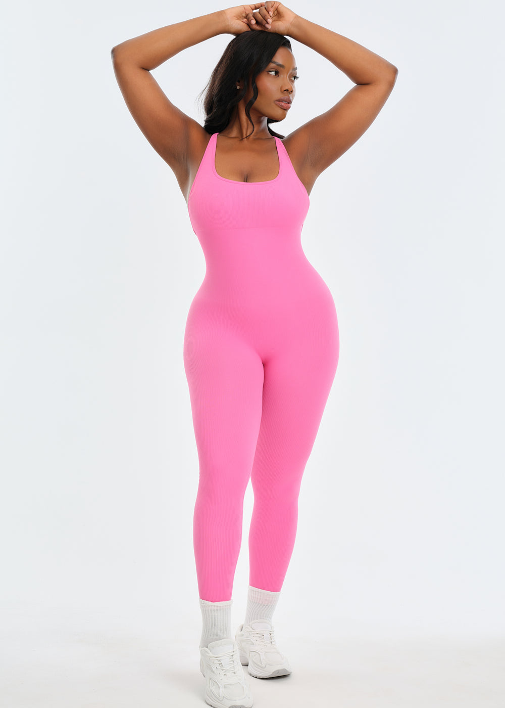 SnatchedKnit Backless Jumpsuit