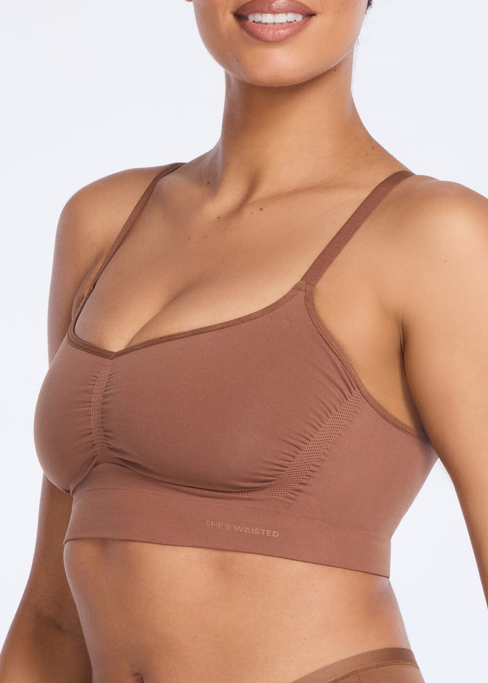 SmoothingSeamless Wireless Scoop Bra