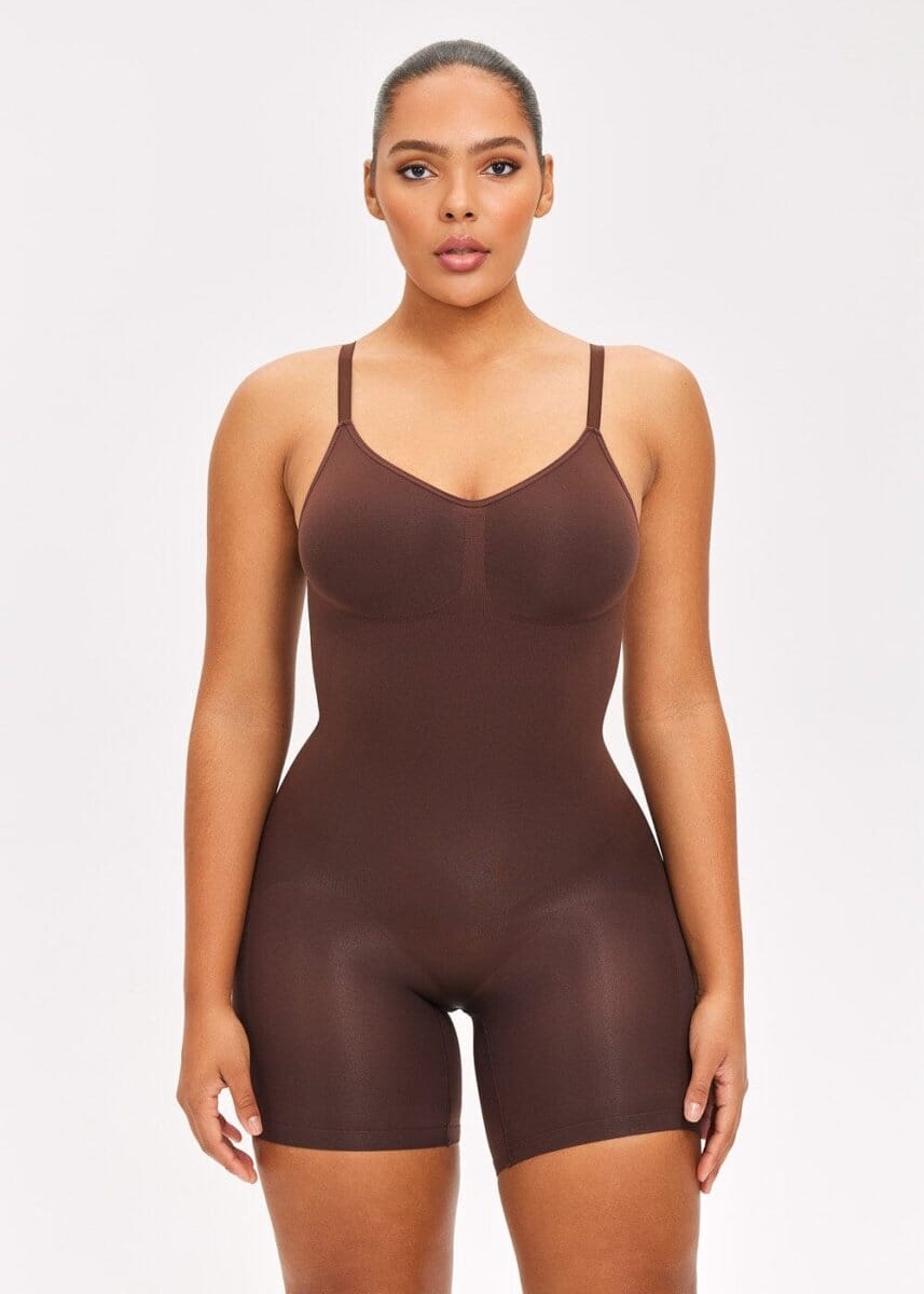 SmoothingSeamless Open-Back Bodysuit