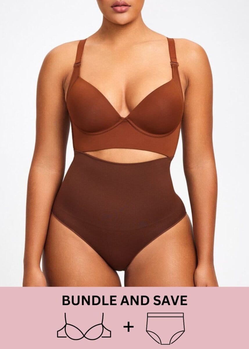 2-in-1 Push Up Bra and Brief Shaper